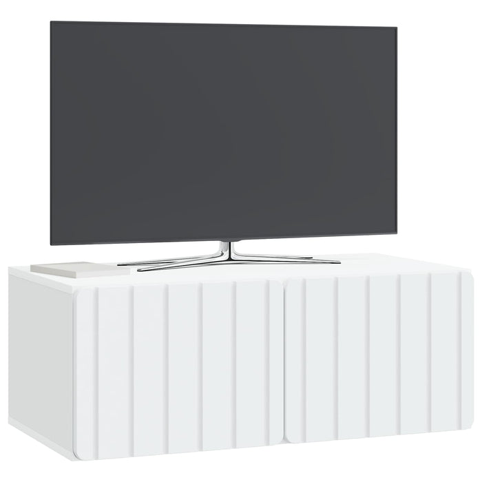 Oglindă TV montată pe perete Pe perete Alb 78,5 x 41 x 30 cm - WALTI WALTI