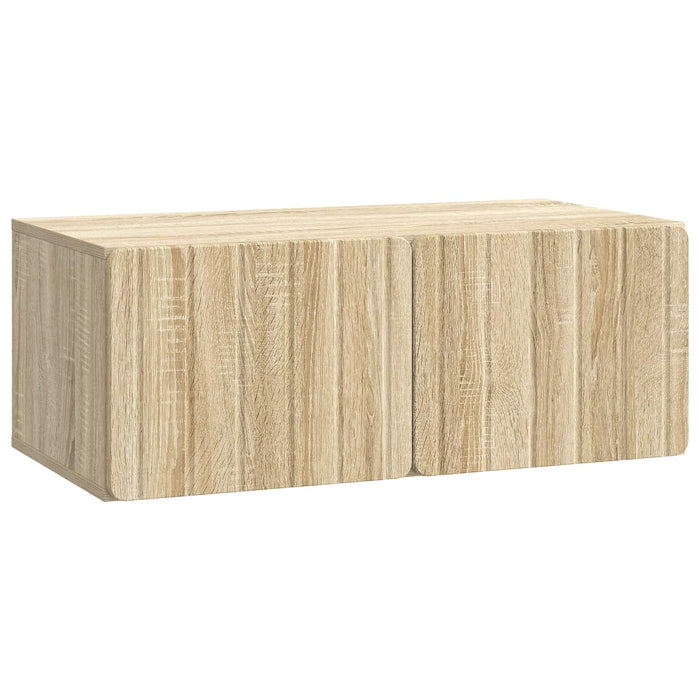 Oglindă TV montată pe perete Stejar Sonoma 78,5 x 41 x 30 cm - WALTI WALTI
