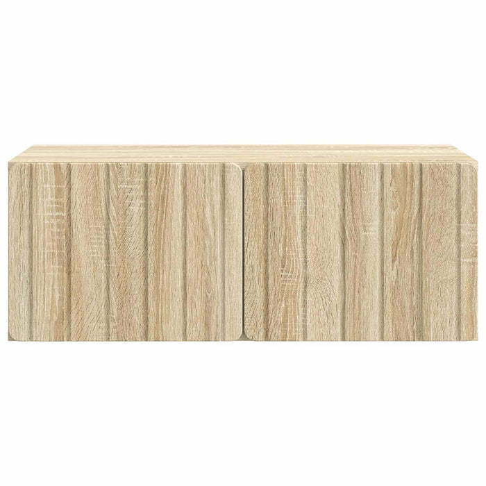 Oglindă TV montată pe perete Stejar Sonoma 78,5 x 41 x 30 cm - WALTI WALTI