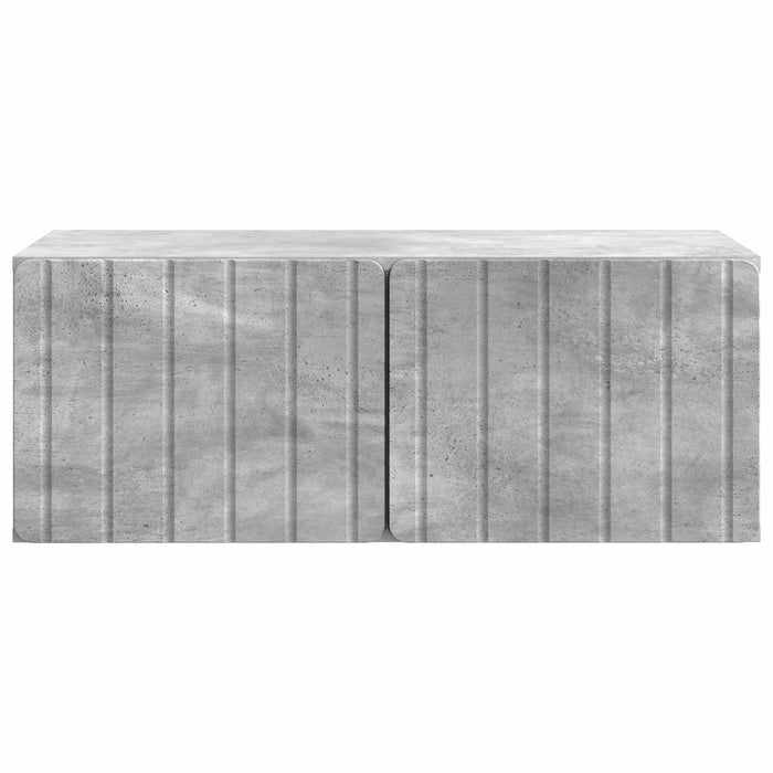 Oglindă TV montată pe perete Gri Beton 78,5 x 41 x 30 cm - WALTI WALTI