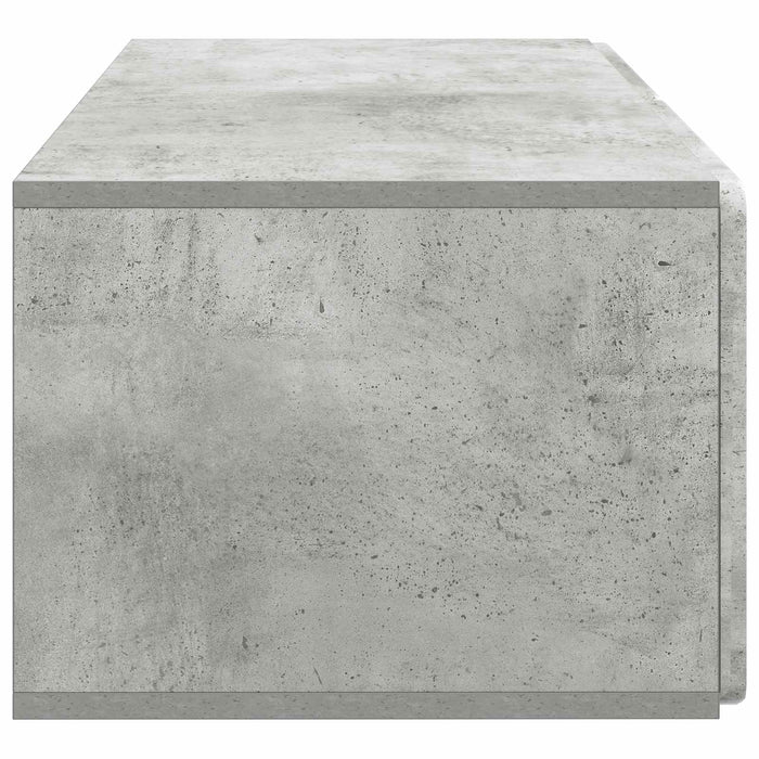 Oglindă TV montată pe perete Gri Beton 78,5 x 41 x 30 cm - WALTI WALTI
