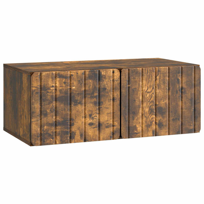 Oglindă TV montată pe perete Stejar fumuriu 78,5 x 41 x 30 cm - WALTI WALTI