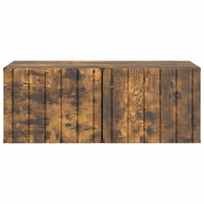 Oglindă TV montată pe perete Stejar fumuriu 78,5 x 41 x 30 cm - WALTI WALTI