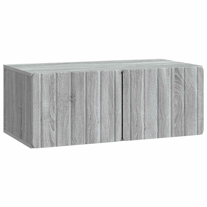 Oglindă TV montată pe perete Sonoma gri 78,5 x 41 x 30 cm - WALTI WALTI