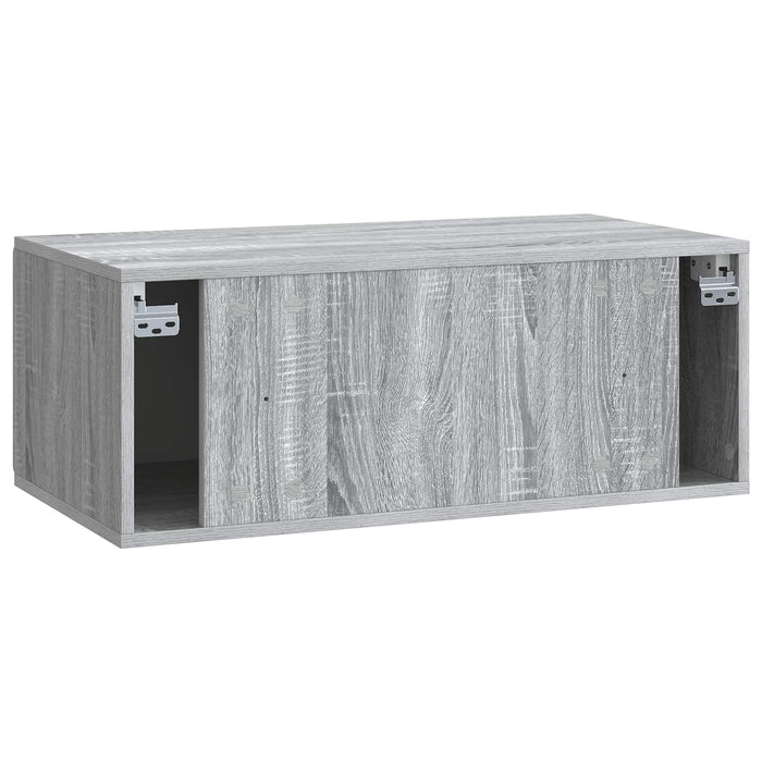 Oglindă TV montată pe perete Sonoma gri 78,5 x 41 x 30 cm - WALTI WALTI