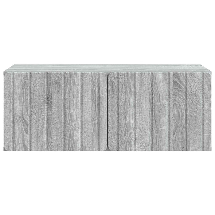 Oglindă TV montată pe perete Sonoma gri 78,5 x 41 x 30 cm - WALTI WALTI