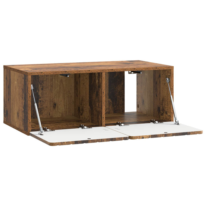 Oglindă TV montată pe perete Lemn vechi 78,5 x 41 x 30 cm - WALTI WALTI