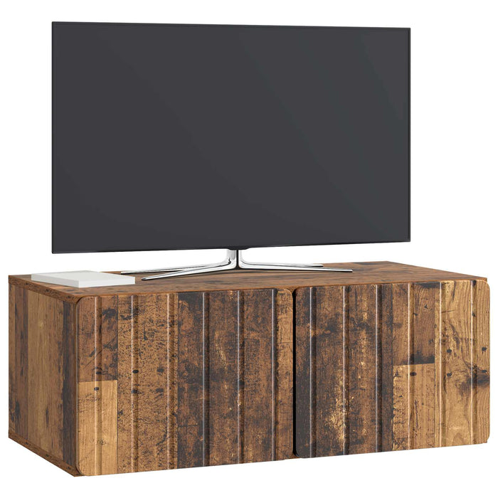 Oglindă TV montată pe perete Lemn vechi 78,5 x 41 x 30 cm - WALTI WALTI