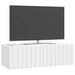 Oglindă TV montată pe perete Alb 98 x 41 x 30 cm Lemn prelucrat - WALTI WALTI