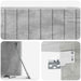 Oglindă TV montată pe perete Gri Beton 98 x 41 x 30 cm - WALTI WALTI