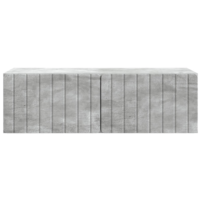 Oglindă TV montată pe perete Gri Beton 98 x 41 x 30 cm - WALTI WALTI