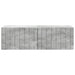 Oglindă TV montată pe perete Gri Beton 98 x 41 x 30 cm - WALTI WALTI