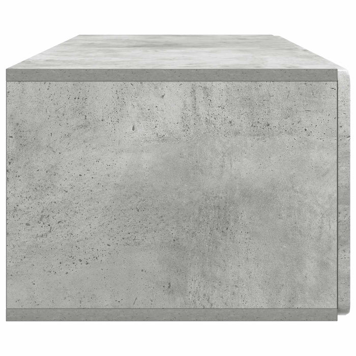 Oglindă TV montată pe perete Gri Beton 98 x 41 x 30 cm - WALTI WALTI