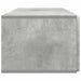 Oglindă TV montată pe perete Gri Beton 98 x 41 x 30 cm - WALTI WALTI