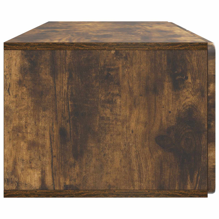 Oglindă TV montată pe perete Stejar fumuriu 98 x 41 x 30 cm - WALTI WALTI