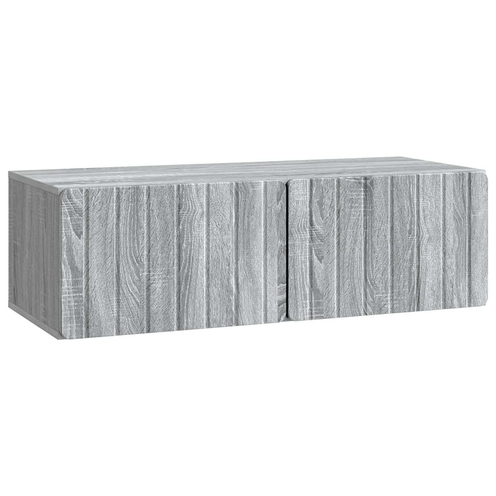 Oglindă TV montată pe perete Sonoma gri 98 x 41 x 30 cm - WALTI WALTI