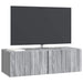 Oglindă TV montată pe perete Sonoma gri 98 x 41 x 30 cm - WALTI WALTI