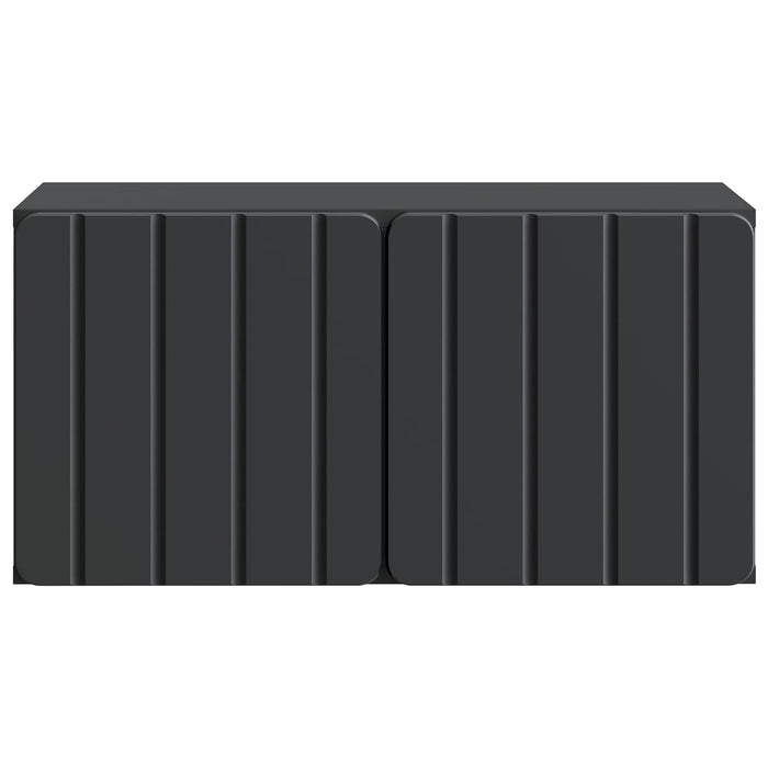 Oglindă TV montată pe perete Pe perete Negru 59,5 x 31 x 30 cm - WALTI WALTI