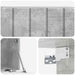 Oglindă TV montată pe perete Gri Beton 59,5 x 31 x 30 cm - WALTI WALTI