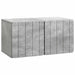 Oglindă TV montată pe perete Gri Beton 59,5 x 31 x 30 cm - WALTI WALTI