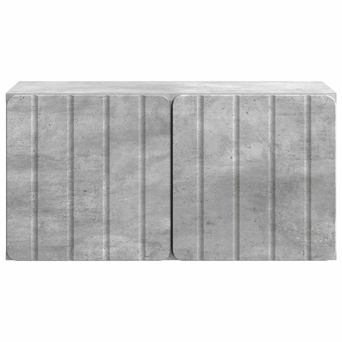 Oglindă TV montată pe perete Gri Beton 59,5 x 31 x 30 cm - WALTI WALTI