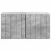Oglindă TV montată pe perete Gri Beton 59,5 x 31 x 30 cm - WALTI WALTI