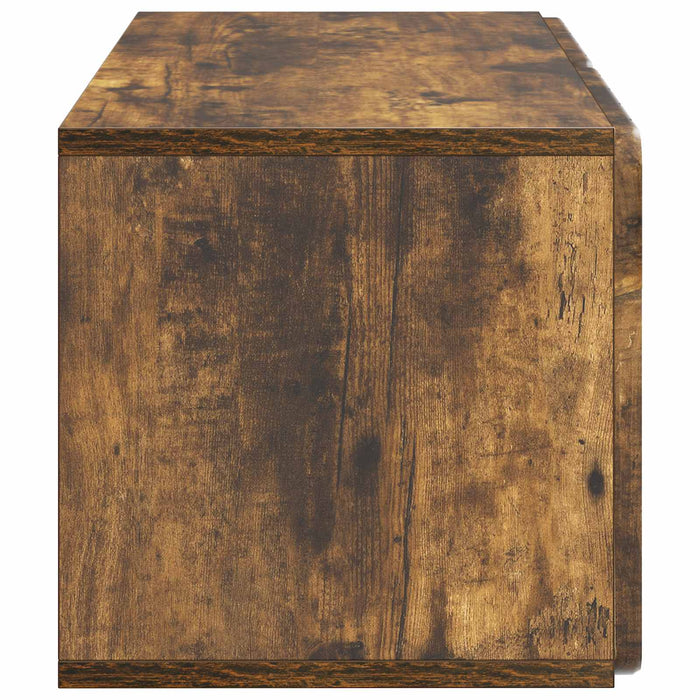 Oglindă TV montată pe perete Stejar fumuriu 59,5 x 31 x 30 cm - WALTI WALTI