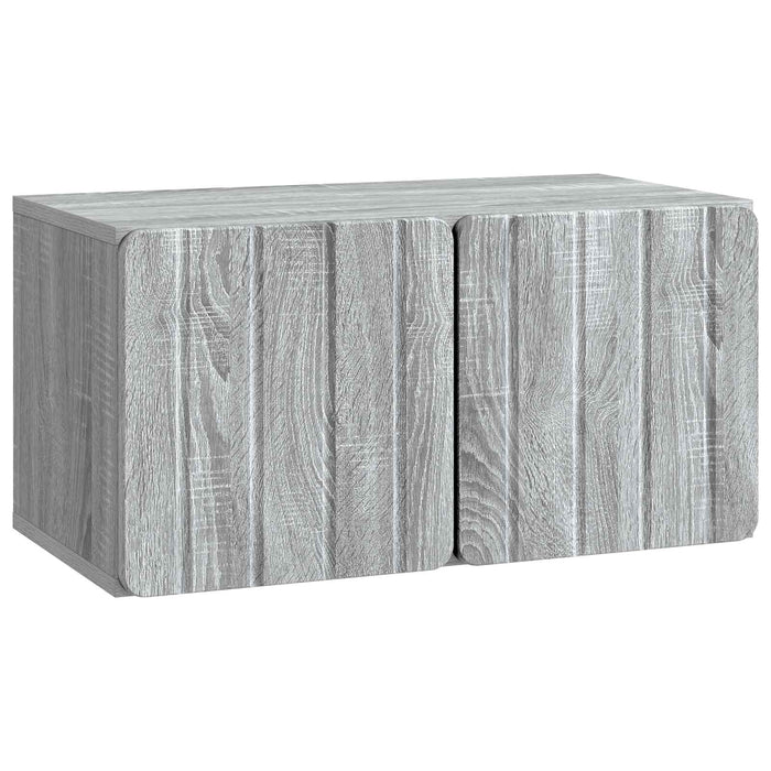 Oglindă TV montată pe perete Sonoma gri 59,5 x 31 x 30 cm - WALTI WALTI