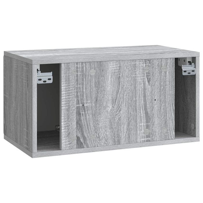 Oglindă TV montată pe perete Sonoma gri 59,5 x 31 x 30 cm - WALTI WALTI