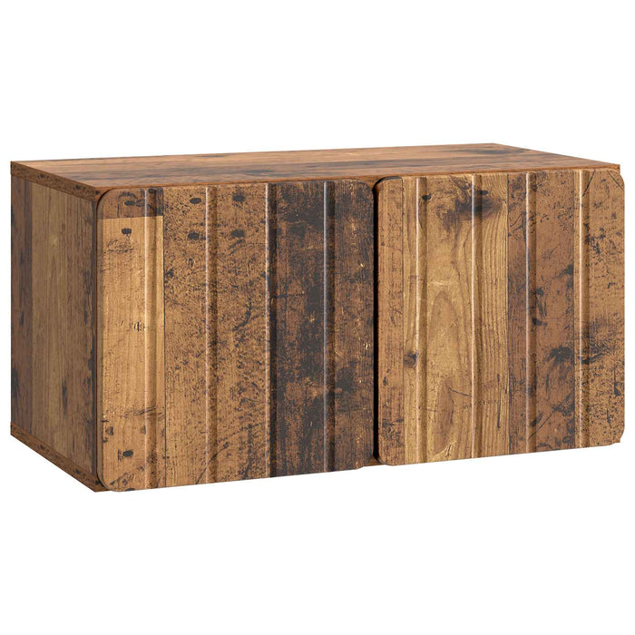 Oglindă TV montată pe perete Lemn vechi 59,5 x 31 x 30 cm - WALTI WALTI