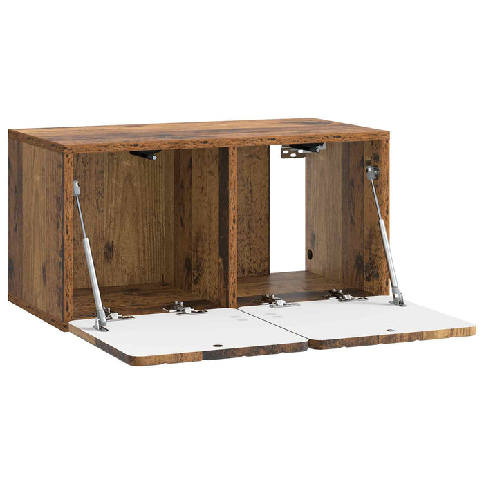 Oglindă TV montată pe perete Lemn vechi 59,5 x 31 x 30 cm - WALTI WALTI