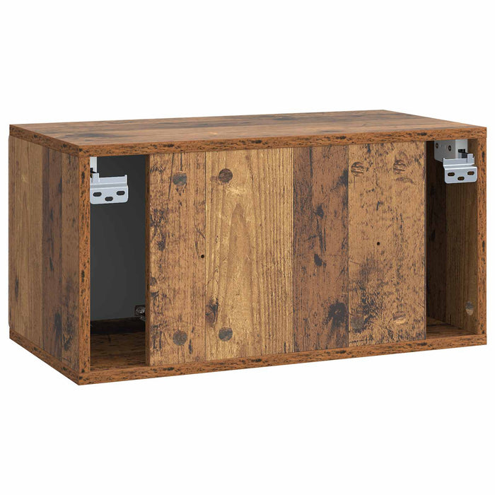 Oglindă TV montată pe perete Lemn vechi 59,5 x 31 x 30 cm - WALTI WALTI