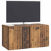 Oglindă TV montată pe perete Lemn vechi 59,5 x 31 x 30 cm - WALTI WALTI