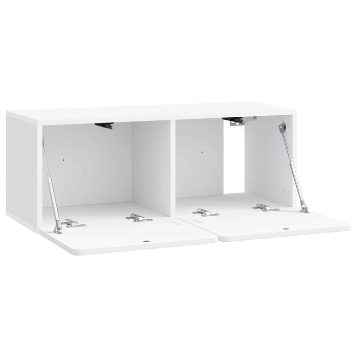 Oglindă TV montată pe perete Pe perete Alb 78,5 x 31 x 30 cm - WALTI WALTI