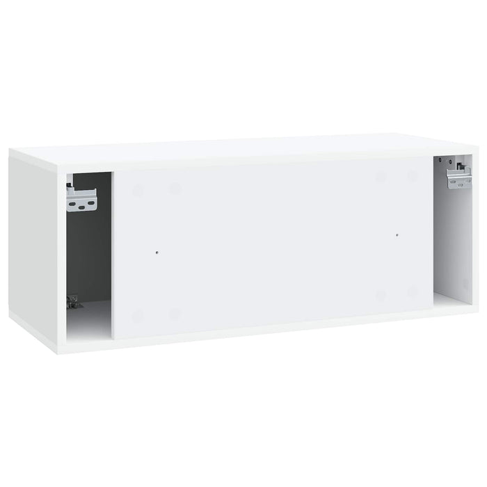 Oglindă TV montată pe perete Pe perete Alb 78,5 x 31 x 30 cm - WALTI WALTI