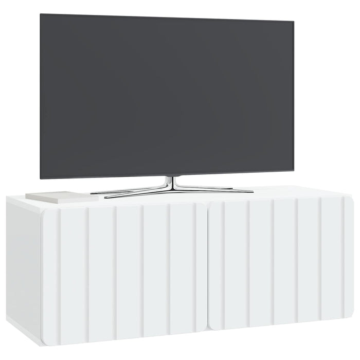 Oglindă TV montată pe perete Pe perete Alb 78,5 x 31 x 30 cm - WALTI WALTI