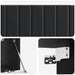 Oglindă TV montată pe perete Pe perete Negru 78,5 x 31 x 30 cm - WALTI WALTI