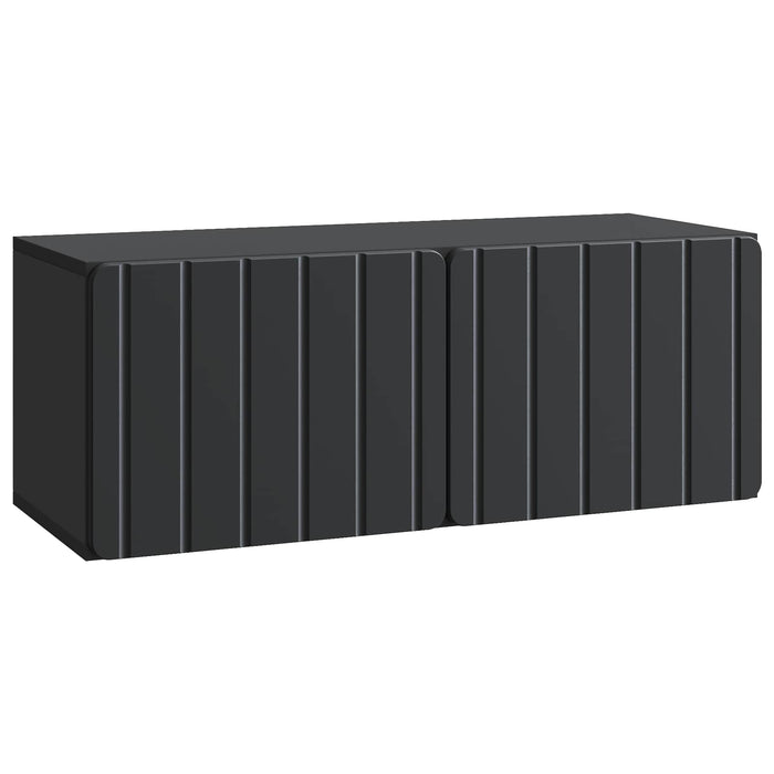 Oglindă TV montată pe perete Pe perete Negru 78,5 x 31 x 30 cm - WALTI WALTI