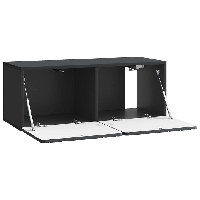 Oglindă TV montată pe perete Pe perete Negru 78,5 x 31 x 30 cm - WALTI WALTI