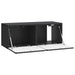 Oglindă TV montată pe perete Pe perete Negru 78,5 x 31 x 30 cm - WALTI WALTI