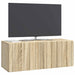 Oglindă TV montată pe perete Stejar Sonoma 78,5 x 31 x 30 cm - WALTI WALTI