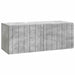 Oglindă TV montată pe perete Gri Beton 78,5 x 31 x 30 cm - WALTI WALTI