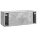 Oglindă TV montată pe perete Gri Beton 78,5 x 31 x 30 cm - WALTI WALTI