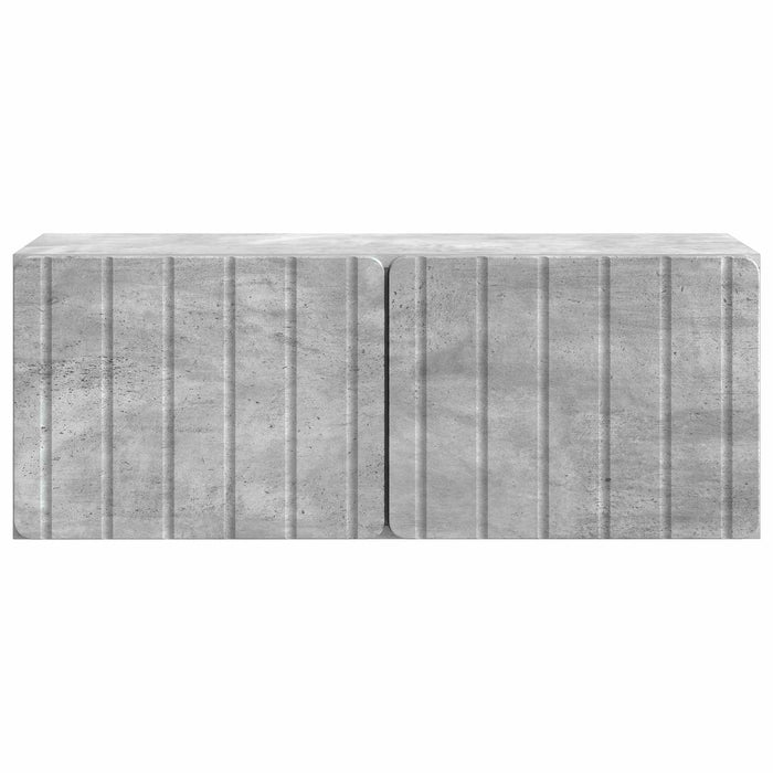 Oglindă TV montată pe perete Gri Beton 78,5 x 31 x 30 cm - WALTI WALTI