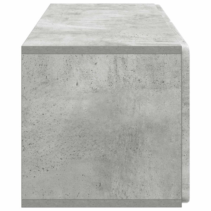 Oglindă TV montată pe perete Gri Beton 78,5 x 31 x 30 cm - WALTI WALTI