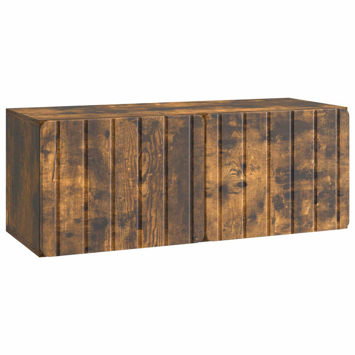 Oglindă TV montată pe perete Stejar fumuriu 78,5 x 31 x 30 cm - WALTI WALTI