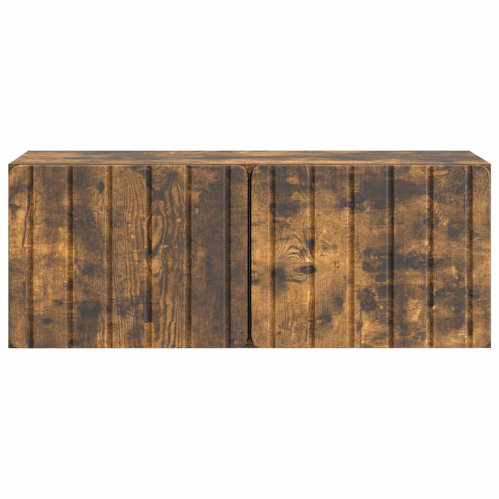 Oglindă TV montată pe perete Stejar fumuriu 78,5 x 31 x 30 cm - WALTI WALTI