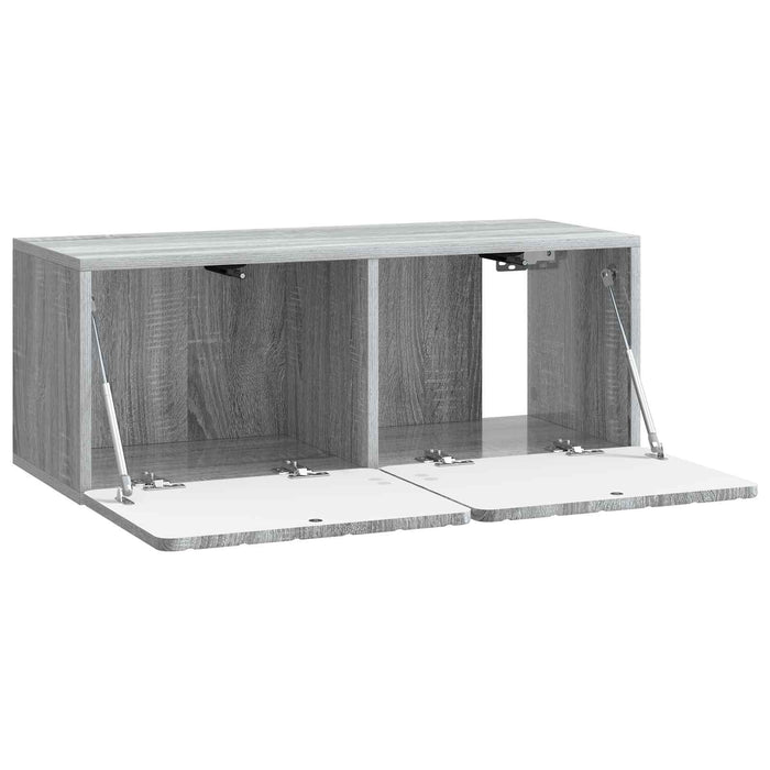 Oglindă TV montată pe perete Sonoma gri 78,5 x 31 x 30 cm - WALTI WALTI