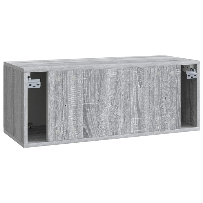 Oglindă TV montată pe perete Sonoma gri 78,5 x 31 x 30 cm - WALTI WALTI