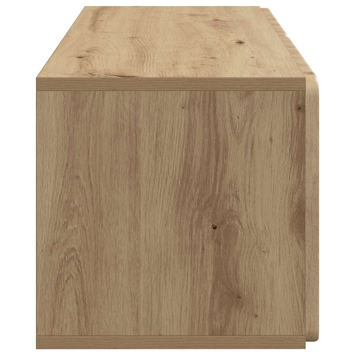 Oglindă TV montată pe perete Stejar Artizanal 78,5 x 31 x 30 cm - WALTI WALTI